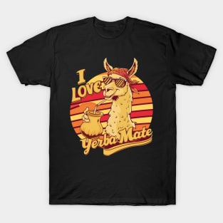 I Love Yerba Mate, Llama T-Shirt